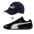 Puma Black Sneaker & Retro Cap Combo