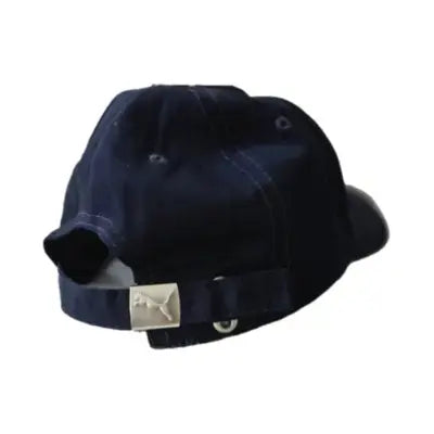 Puma Curved Brim Fundamentals Navy Blue Adjustable Cap