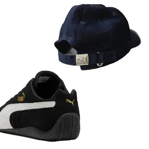 Puma Black Sneaker & Retro Cap Combo