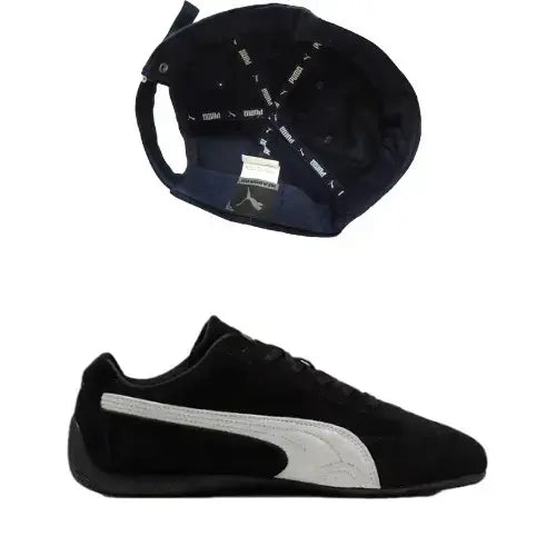 Puma Black Sneaker & Retro Cap Combo