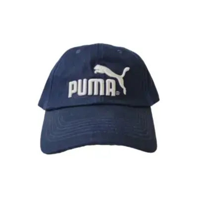 Puma Curved Brim Fundamentals Navy Blue Adjustable Cap