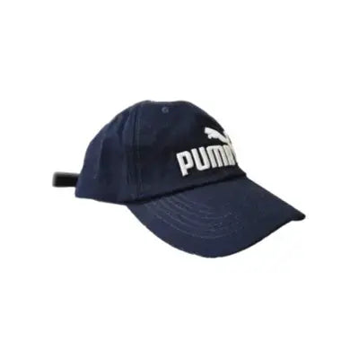 Puma Curved Brim Fundamentals Navy Blue Adjustable Cap